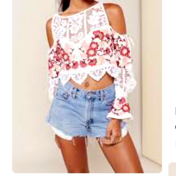 For Love And Lemons Tops - For love of lemons Cecilia crop top